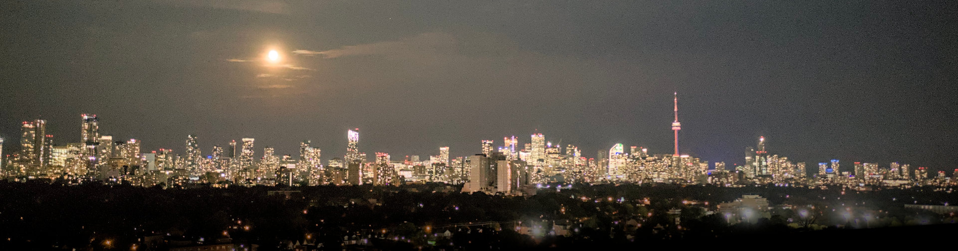 Night skyline north